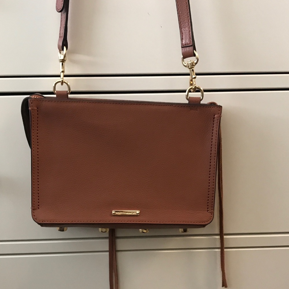 EUC Rebecca Minkoff brown leather crossbody